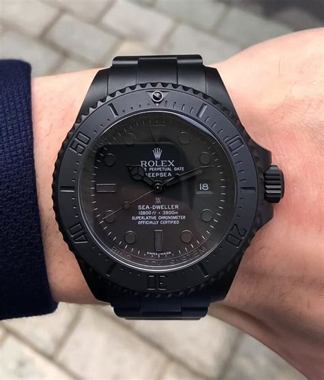 rolex all.black